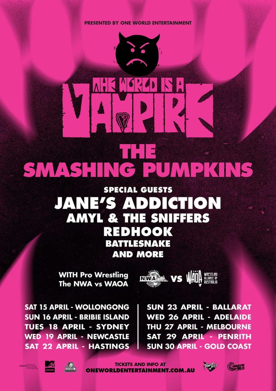 smashing pumpkins tour details