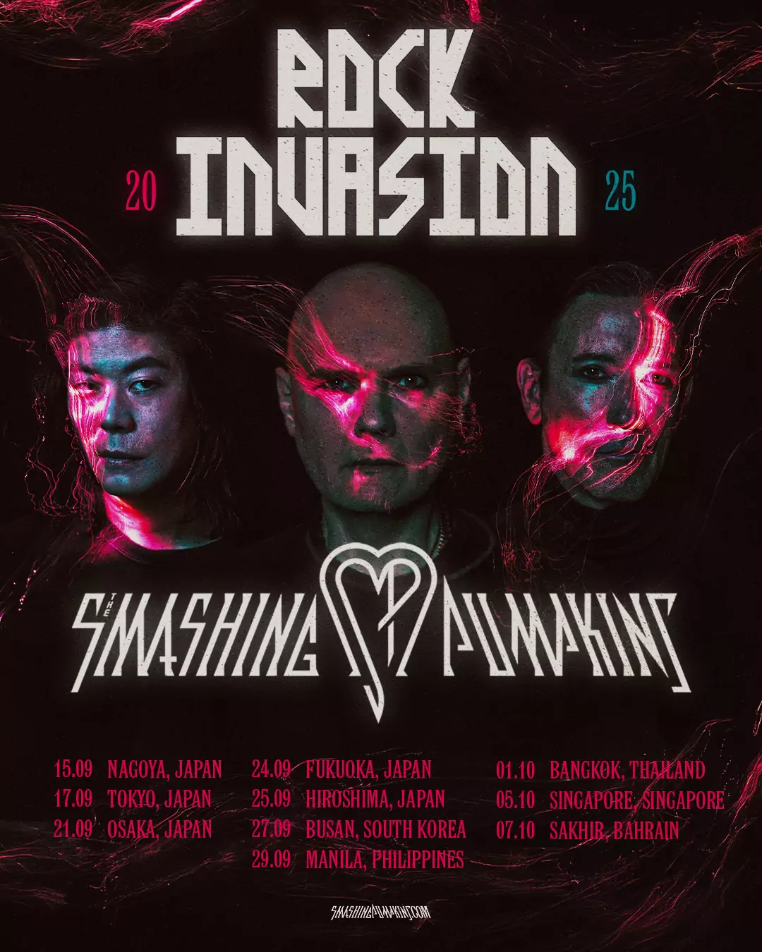 May 14thesmashingpumpkins 2025 Rockinvasion Announce May14 1080x1350 Tourposter01