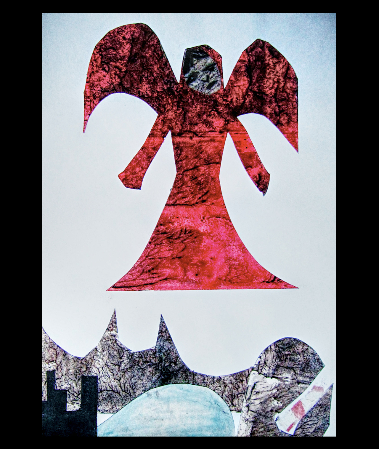 City By The Lake Black Boarder